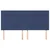 Vidaxl vidaXL Vzglavja za posteljo, 4 kosi, modra, 100x5x78/88 cm, blago