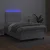 Krevet box spring s madracem LED bijeli 120x200 cm umjetna koža