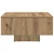 Stol za kavu Artisan hrast 60x60x31,5 cm izrađeno drvo