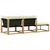 Sekcionalna sofa s jastukom Bijela 241,5 x 83 x 73 cm