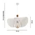 OPVIQ Luster Taco W White Brown