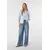 COMMA Bluza svetlo modra/bela