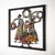 Wallity Zidna dekoracija Triple Goddess - APT112LCA, 70x70 cm, Crna