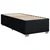 Vidaxl Box spring postelja z vzmetnico črna 90x200 cm blago