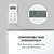 Klarstein Wonderwall 72, infra plošča, infrardeča grelna plošča, 60x120 cm, 720 W, tedenski časovnik, IP24, bela (ACO14-Wonderwall-720)