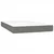 shumee Box spring postelja z vzmetnico temno siva 120x200 cm blago