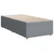 Postelja boxspring z vzmetnico Svetlo siva 100 x 200 cm Blago