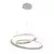 LED luster na sajli CASHMERE LED/75W/230V prečnik 60 cm bela