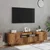 TV ormarić LED boja drva 160x35x40 cm konstruirano drvo