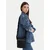 Torbica za okrog pasu Calvin Klein Embossed Woven Reporter LV04D3208G Črna