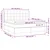 Vidaxl Box spring postelja z vzmetnico temno siva 160x200 cm blago