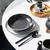 Set pribora 16 kos — Calgary PVD črna mat - 120828