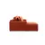 Atelier del Sofa Ugaona garnitura Pirlo 145x43x206cm Narandžasta