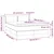 Vidaxl Box spring postelja z vzmetnico temno siva 140x200 cm blago