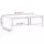Stalak za monitor s ladicama boja hrasta 50 x 27 x 15 cm drveni