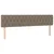 Vidaxl Box spring postelja z vzmetnico taupe 180x200 cm blago