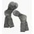 MERINO WOOL Vunene čarape 2/1 sive