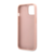 Maska Guess Saffiano Big 4G za iPhone 13 (6.1) metal pink.