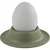 APS Eggy Set za jajca 4 kosi, 20 mm, o: 85 mm, mat zelena