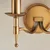 Endon 63654 - Zidna lampa STANFORD 2xE14/40W/230V mesing/bež