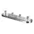 Autronic Svečnik UM1033 SIL Metal candle holder - for 4 conical candles, oval, silver