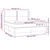 Vidaxl Box spring postelja z vzmetnico temno rjava 180x200 cm blago