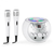 Auna SingSing bijeli + Dazzl Mic Set karaoke uređaj, mikrofon, LED osvjetljenje
