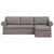 Vidaxl Kavč Taupe 215 x 138 x 80 cm Kovina