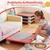 Northix Otroški mini trampolin, 25,5 palcev, nedrseč, rdeč