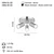 Opviq Luster Oktano-51-23, O6, 12cm, IP20 Srebrne boje
