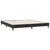 vidaXL Box spring postelja brez vzmetnico črna 180x210 cm žamet