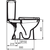 DOLOMITE stoječa WC školjka Monoblok Gemma 2 (J522801)
