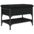 Klupa za cipele crna 62 x 42 x 45 cm od konstruiranog drva