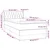 Vidaxl Box spring postelja z vzmetnico črna 90x200 cm blago