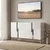 Hanah Home komoda Evva 120, 120 cm, bela / srebrna