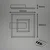 Briloner - LED plafonsko svetlo FRAME LED/22W/230V 3000K 30x32 cm crna
