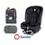 LIONELO autosjedalica Sander, 2x ISOFIX, 0-36Kg, crna