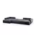 Atelier del Sofa Ugaona garnitura Enjoy Chl-O3-2R, 180x405x150 cm, Antracit