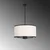 Opviq Luster Way-11651, 50x50x84 cm,, Crni