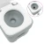 Kamperski WC set 2 pcs Siva 50,5 x 33 x 103 cm