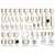 Kotna omara leva Glamour Gla 15D 100x70 - bela
