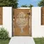 Vrtna vrata 100x125 cm Corten čelik Dizajn stabla