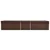 Vidaxl Visoka greda pocinkano jeklo 400x80x45 cm rjava