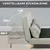 Homestar Sofa postelja 141x90x81 cm siva