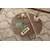 Hanah Home Klub sto-set Orion, 90x60x30, 85x30x35cm, 2 komada, Braon