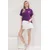 Trendyol Milla Ženska majica TWOSS25TS00147, Ljubičasta