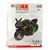 Motocikel za sestavljanje LEAN TOYS, kovinski, 1:14, zeleno-črn