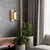 Opviq Zidna lampa Bera-15312, 15x30x11cm, IP20, Zlatna boje