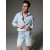 Sinsay - Jogger kratke pantalone od trapera - plava