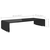 Stalak za TV/Monitor Staklo Crni 60x25x11 cm